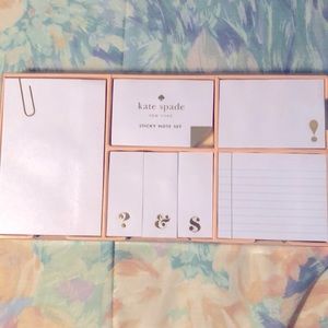 New Kate Spade Sticky Note set.